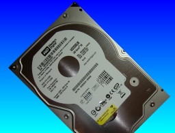 A Mac hard drive made by Western Digital undergoing transfer of data to USB