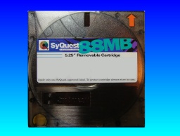 Syquest 5.25 inch SQ800 88MB Removable Cartridge Disk Data Recovery Transfer to CD DVD Disc