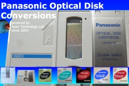 Panasonic Optical Disk Cartridges Data Recovery and Conversions