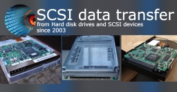 Transferring files off 3 different types of SCSI hard disk drives
