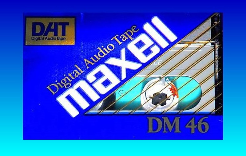A Maxell Audio DAT cassette with music recordings that needed to be converted to CD or USB drive.
