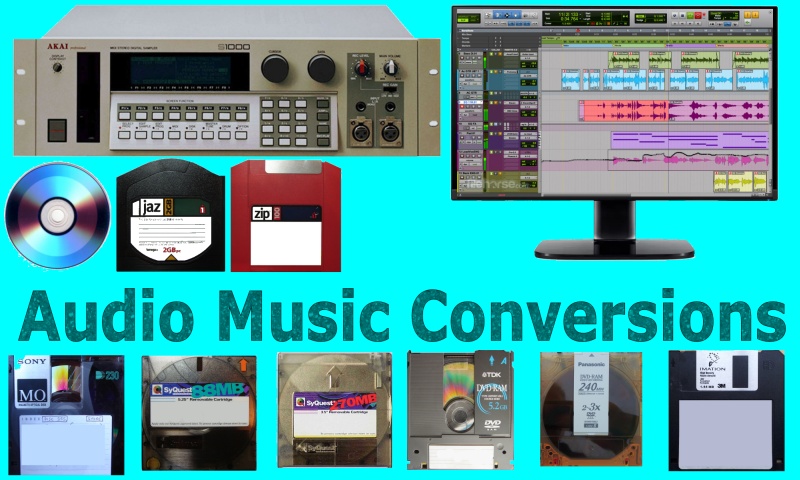 Convert Transfer Import Music Files from Digital Audio Samplers and old Apple Mac Disks