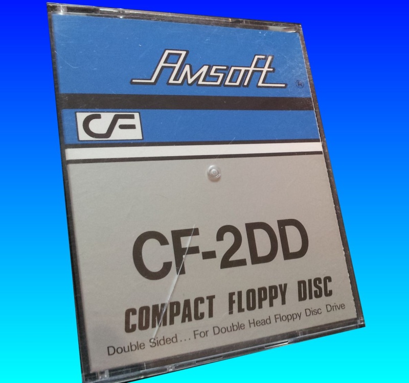 Converting the CF-2DD Amsoft Floppy Disk for Amstrad PCW Word Processor.