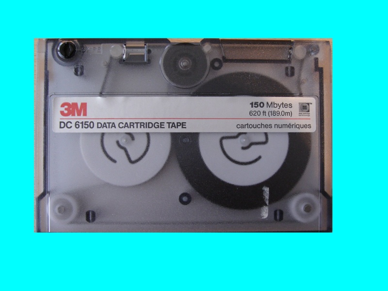 A Tape from an HP Apollo Domain machine that ran unix backup software to save files to the tape. The archive software was FEM Sesam 77 from Veritas / DNV. 