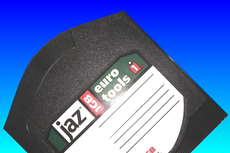 This 1GB Jaz disk was used in an Apple Mac and sent to us for transferring the data to DVD or USB.