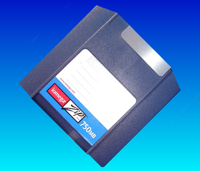 A Zip750 disk which the customer had trouble reading the files from and sent it to us for data recovery.