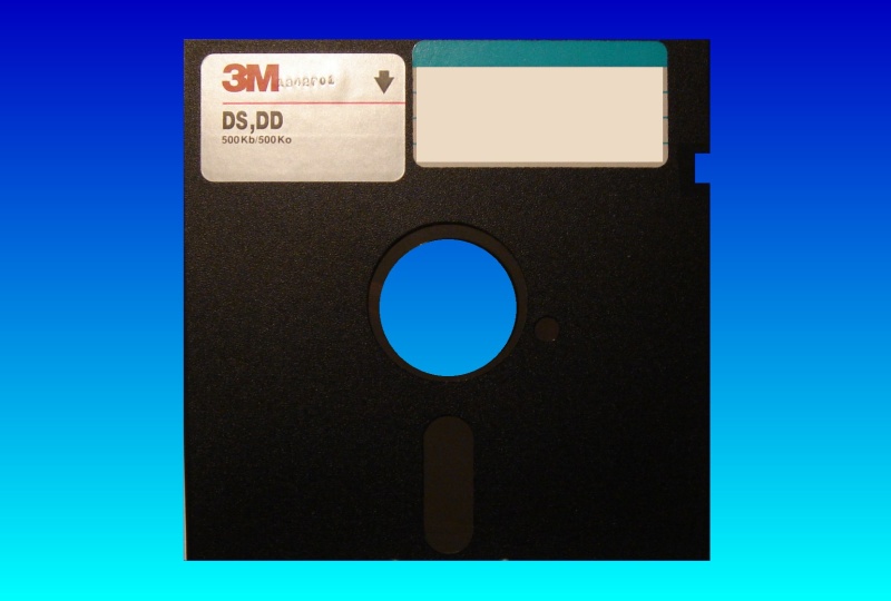 A CNC machine 5.25 inch floppy disk used to control machining patterns, but now requiring data recovery.