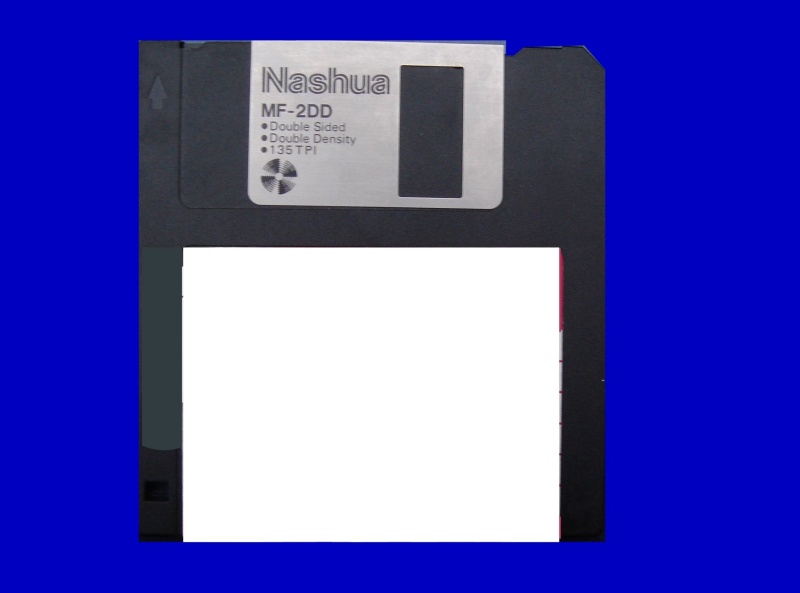 A Sony MFD-2DD floppy disk that contained Programming Source Code.