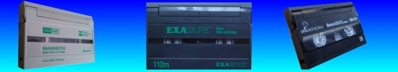 File recovery from Exabyte tapes.