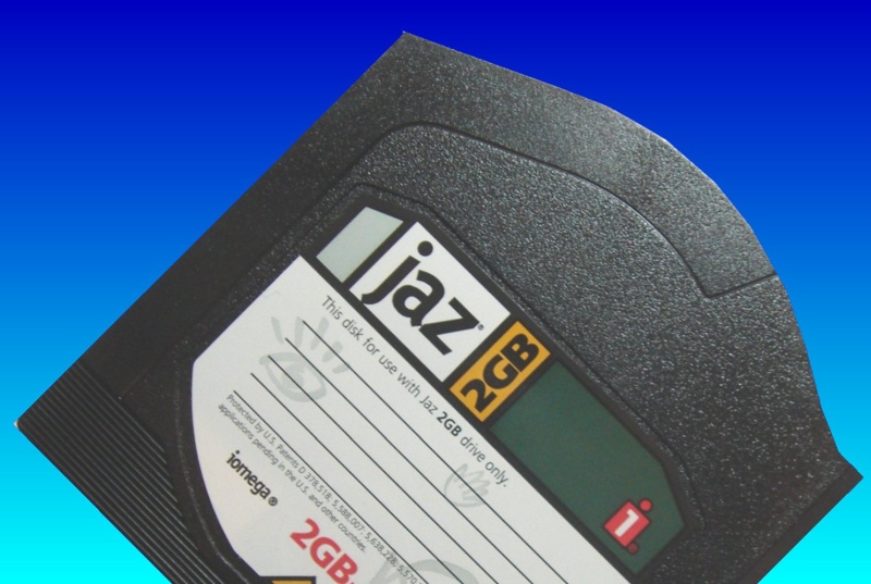 A Jaz Disk with 2GB data capacity. The other type held 1gb.