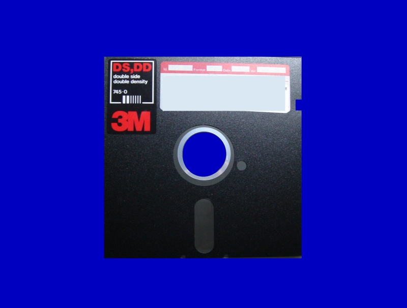 A 5.25 floppy disk from a Kaypro computer which held 10 sectors per track as opposed to DOS which generally manages only 9 sectors. The filesystem on the disk is CPM and needed its text files converting for a Windows PC.