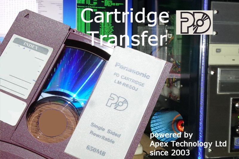 pd cartridge file transfer disk conversion and data recovery.