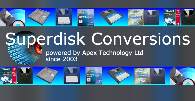 Superdisk LS120 LS240 120mb 240mb convert transfer file data to cd Windows Apple Mac