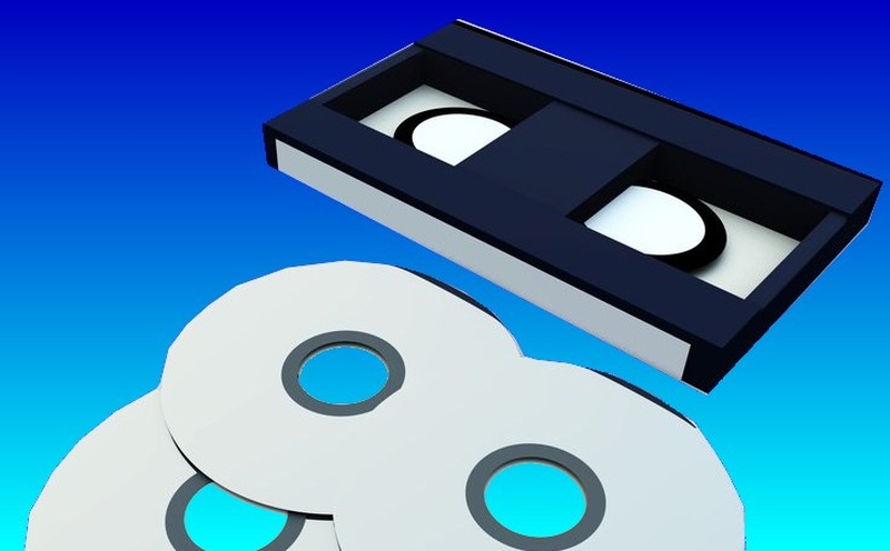 A general image of a tape transfer to CD or DVD disks.