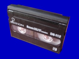 A DAT DDS3 data cartridge recieved for tape transfer to usb disc. This tape was made by Maxell and was marked as 125M 12GB capacity.
