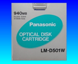 LM-D501W 940MB Panasonic Write Once Optical Disk Cartridge for Conversion