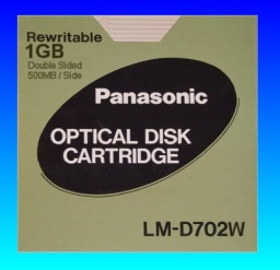 LM-D702W 1GB rewritable panasonic optical cartridge extracting files