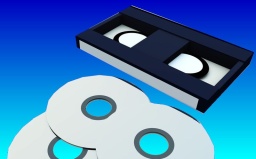 A general image of a tape transfer to CD or DVD disks.